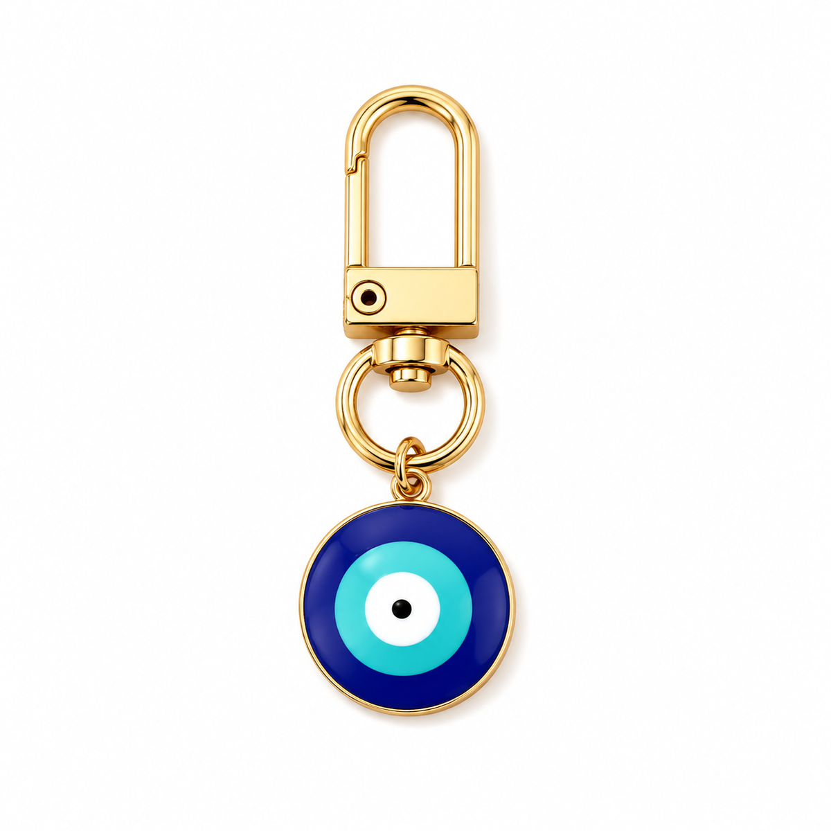 The Watcher evil eye bag charm, view 2, Kharze Zarka