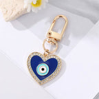 Glow and Shine evil eye bag charm, view 4, Kharze Zarka