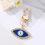 Glow and Shine evil eye bag charm, view 5, Kharze Zarka