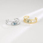 Caught My Eye evil eye ring, view 3, Kharze Zarka