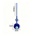 Tie The Hook evil eye pendant, view 6, Kharze Zarka