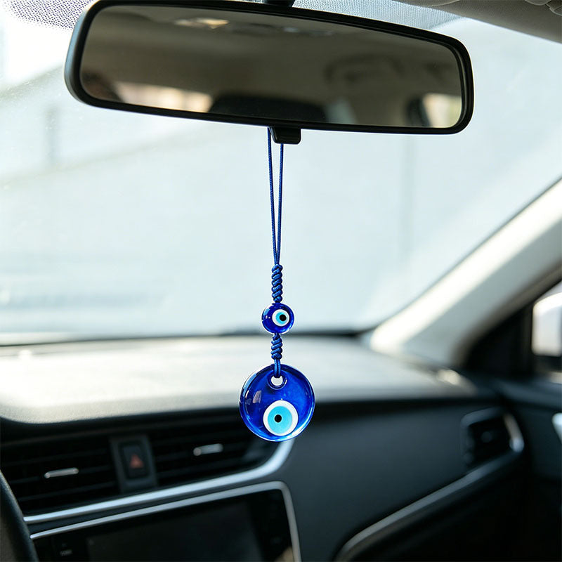 Tie The Hook evil eye pendant, view 3, Kharze Zarka