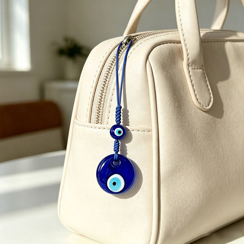 Tie The Hook evil eye pendant, view 4, Kharze Zarka
