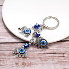 Lucky Steps evil eye keychain, view 4, Kharze Zarka