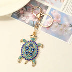 Protected in my Shell evil eye keychain, view 4, Kharze Zarka